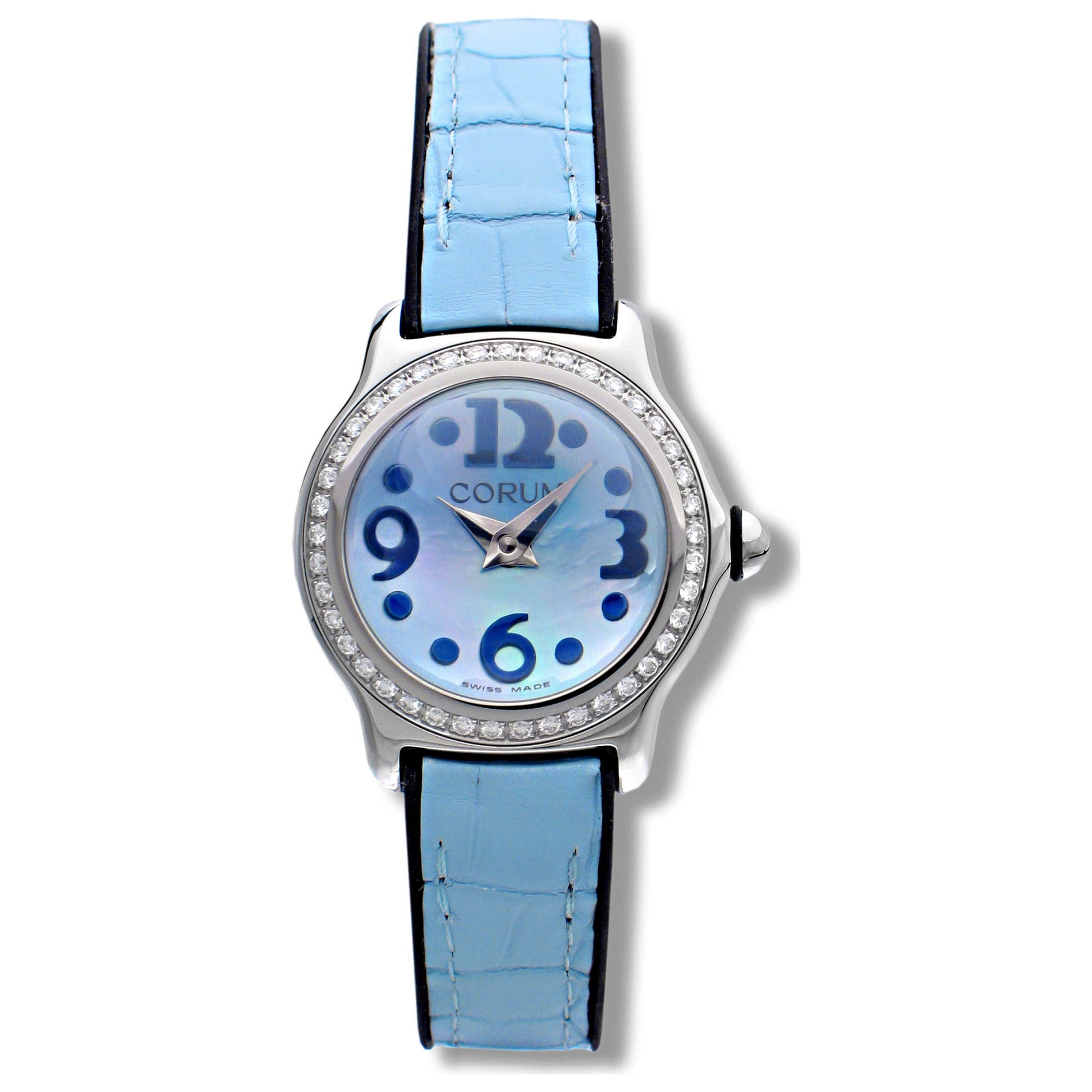 Front view of Corum Bubble Mini Women's Watch 101-151-47-0F11PN55