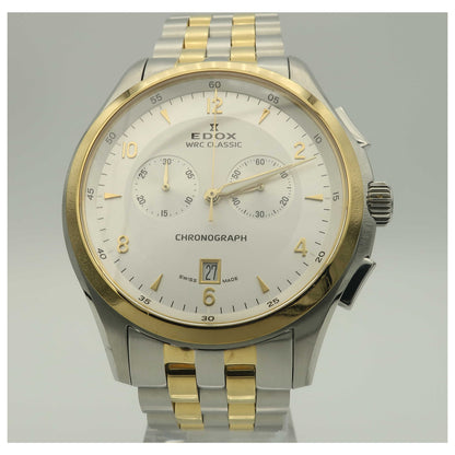 Front view of Edox WRC Men's Swiss Quartz (Battery-Powered) Watch 10102-357J-AID-SDV