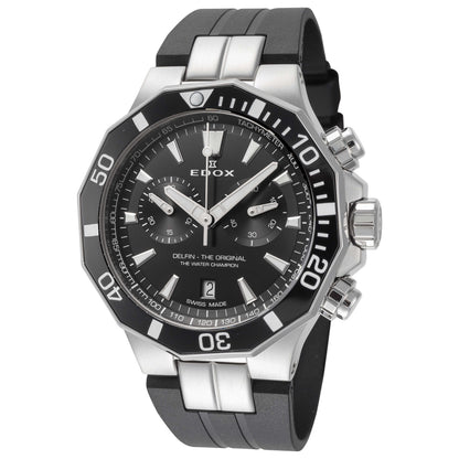 Front view of Edox Delfin The Original Men's Quartz Watch 10112-3NCA-NIN