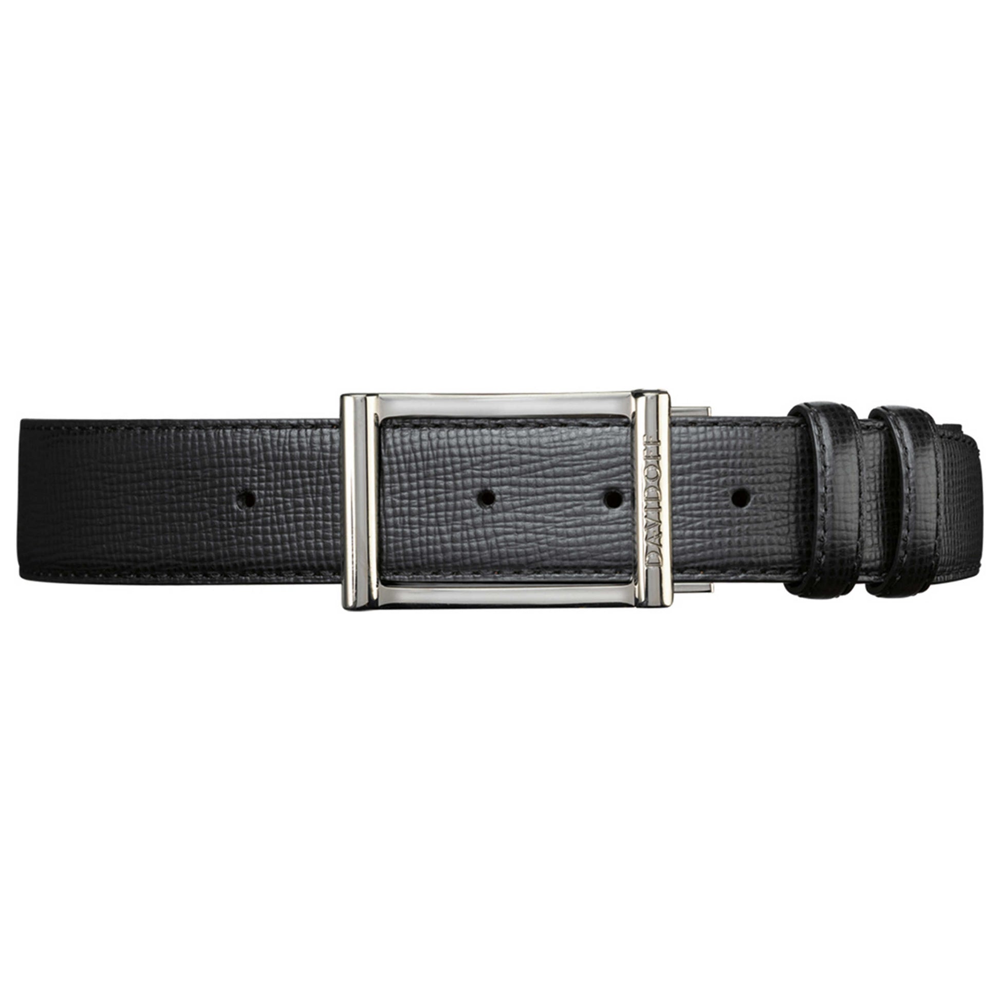 Front view of Davidoff Leather Goods Classic Belts Men's Belt 10218