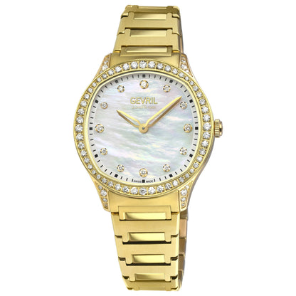 Front view of Gevril Morcote Women's Quartz Watch 10221B