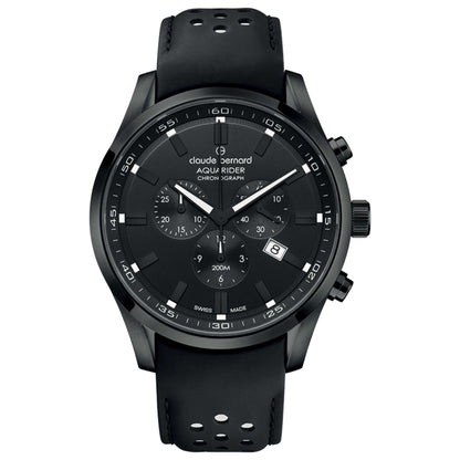 Front view of Claude Bernard Aquarider Men's Quartz Watch 10222-37NC-NINOB