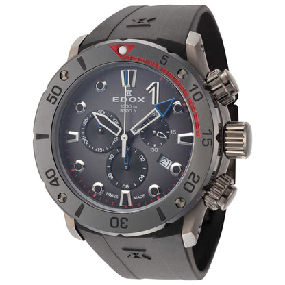 Front view of Edox CO-1 Men's Quartz Watch 10242-TINGNR-GIDNR