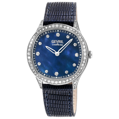 Front view of Gevril Morcote Diamond Women's Quartz Watch 10243