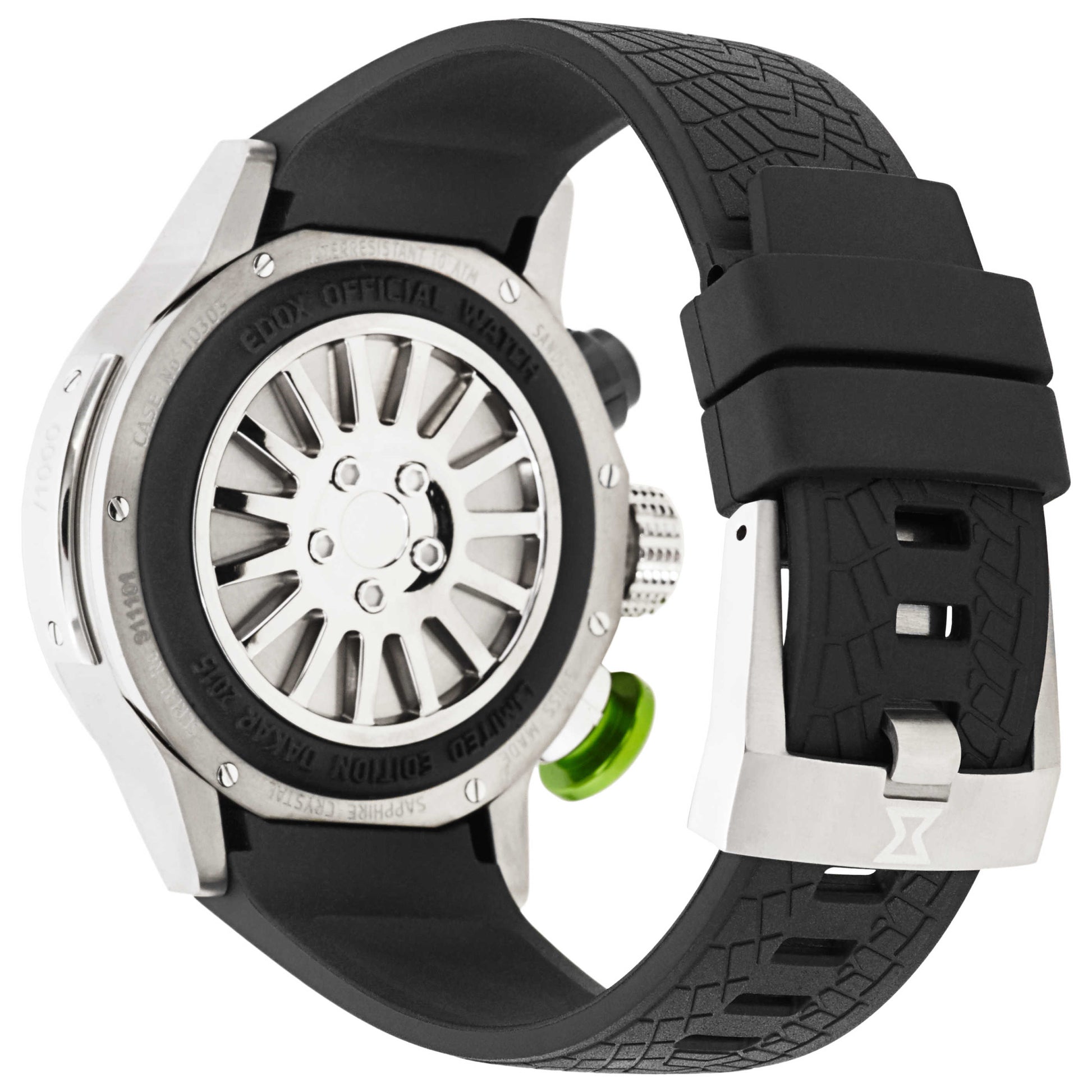 Edox Chronorally Men's Swiss Quartz (Battery-Powered) Watch 10303-TIN-NV - Image #2