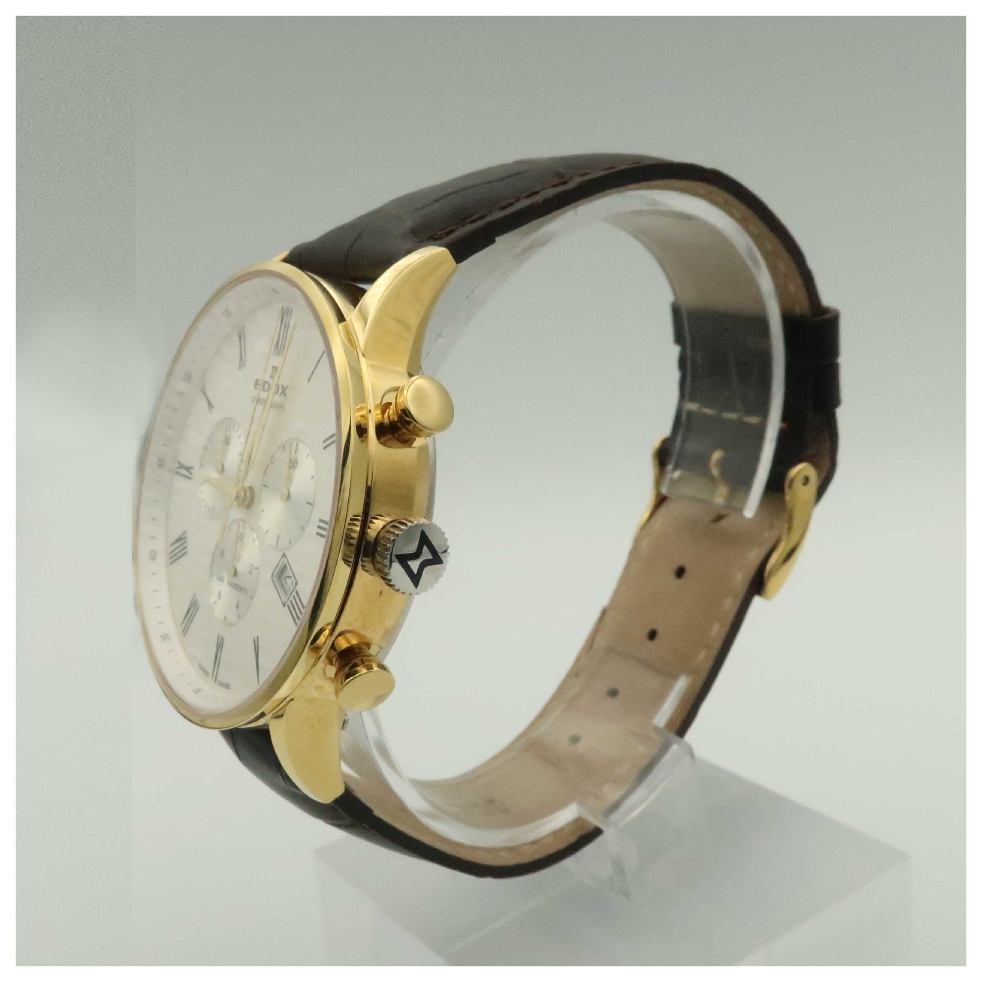 Edox Les Vauberts Men's Swiss Quartz (Battery-Powered) Watch 10408-37JA-ABD-PO - Image #4