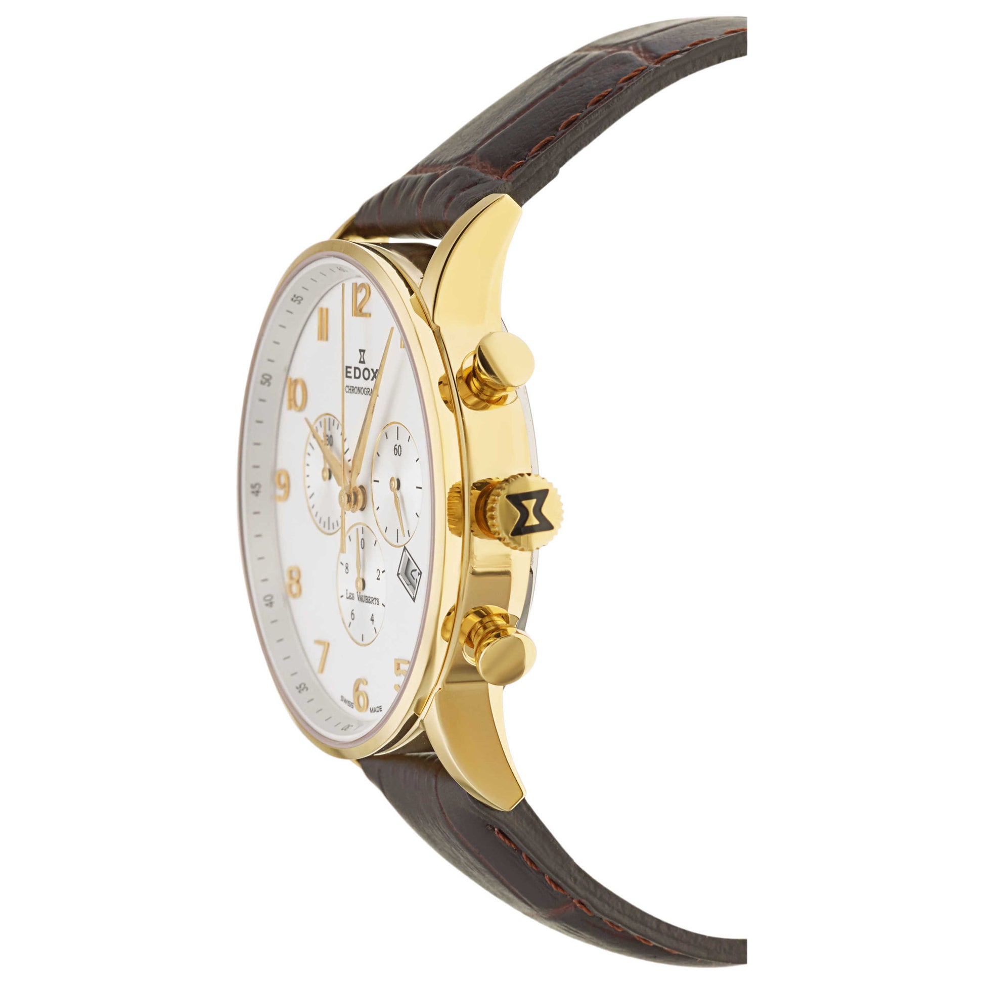 Edox Les Vauberts Men's Swiss Quartz (Battery-Powered) Watch 10408-37JA-ABD - Image #4