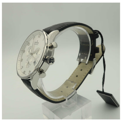 Edox Les Vauberts Men's Swiss Quartz (Battery-Powered) Watch 10408-3A-ABN-PO - Image #4