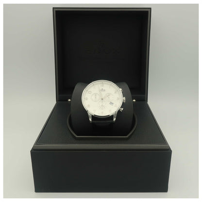 Edox Les Vauberts Men's Swiss Quartz (Battery-Powered) Watch 10408-3A-ABN-PO - Image #6