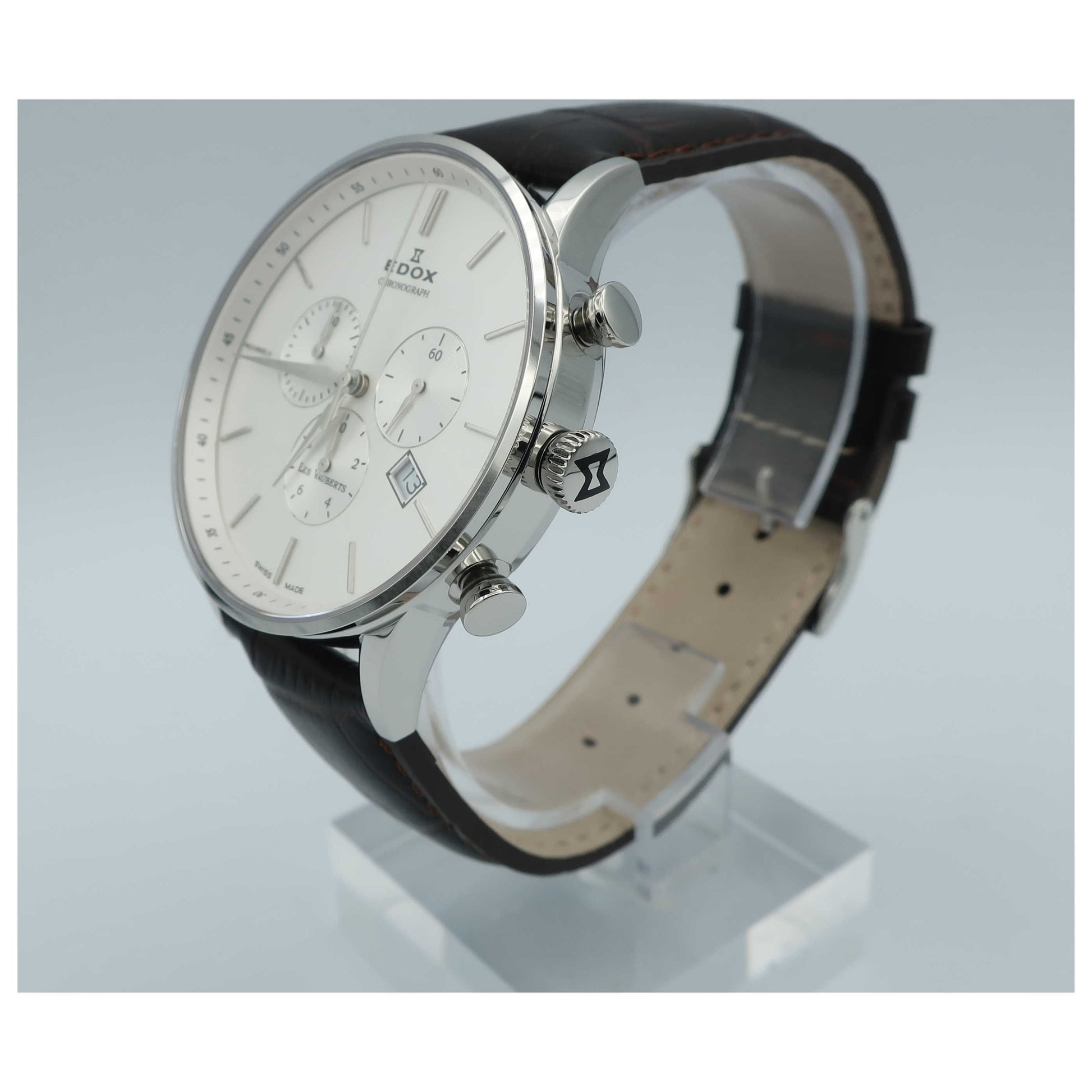 Edox Les Vauberts Men's Swiss Quartz (Battery-Powered) Watch 10408-3A-AIN-SD - Image #4