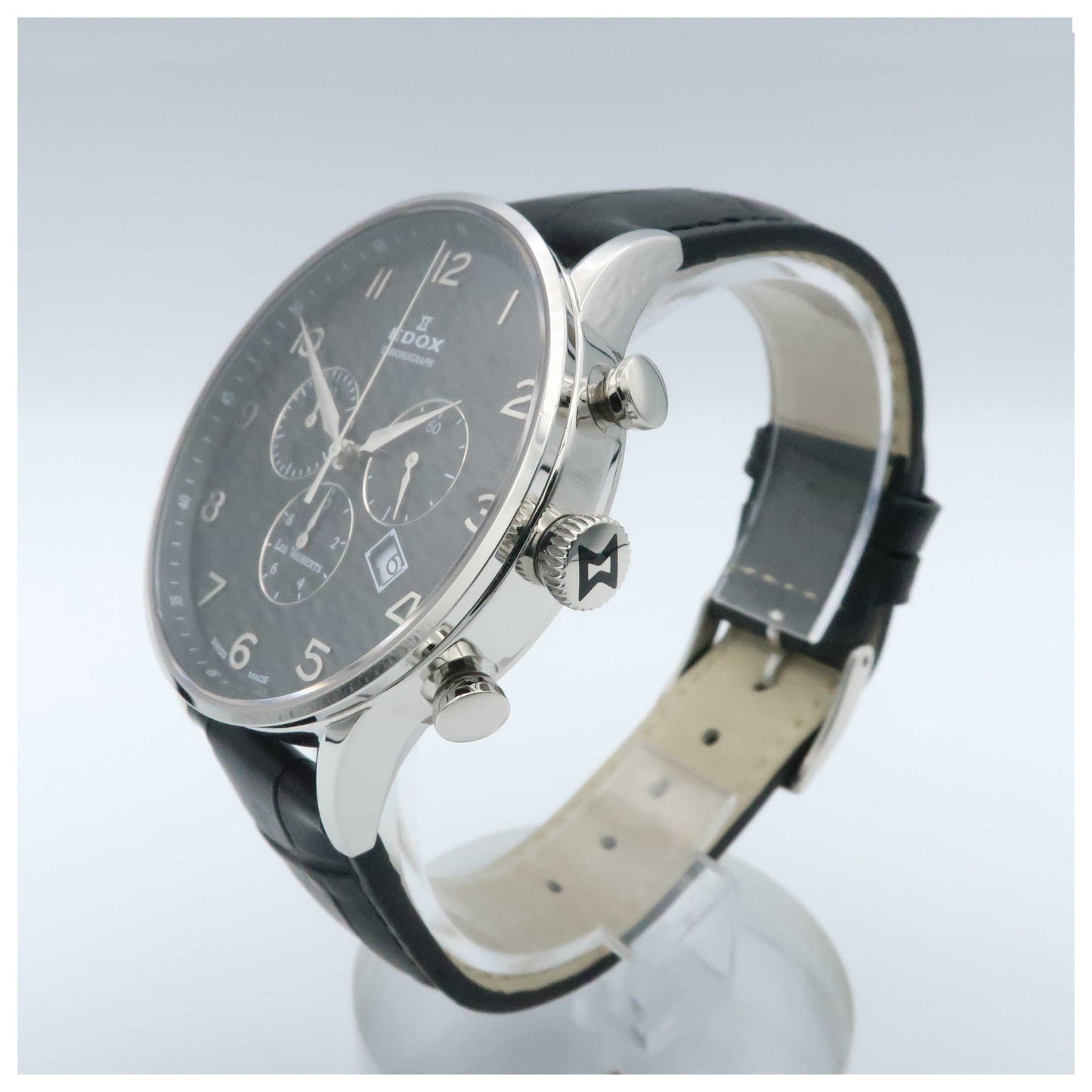 Edox Les Vauberts Men's Swiss Quartz (Battery-Powered) Watch 10408-3N-NBN-PO - Image #4