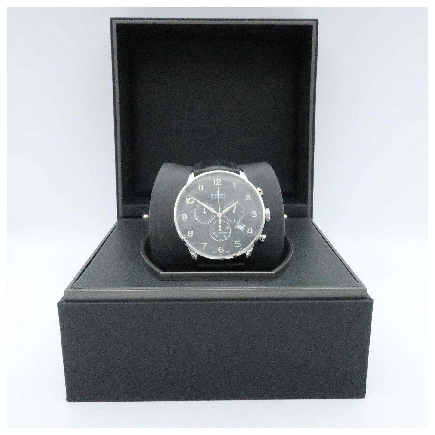 Edox Les Vauberts Men's Swiss Quartz (Battery-Powered) Watch 10408-3N-NBN-PO - Image #6
