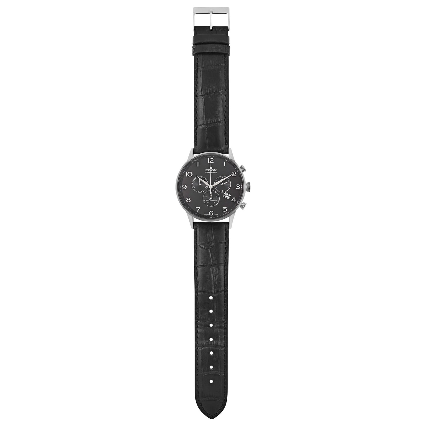 Edox Les Vauberts Men's Swiss Quartz (Battery-Powered) Watch 10408-3N-NBN - Image #8