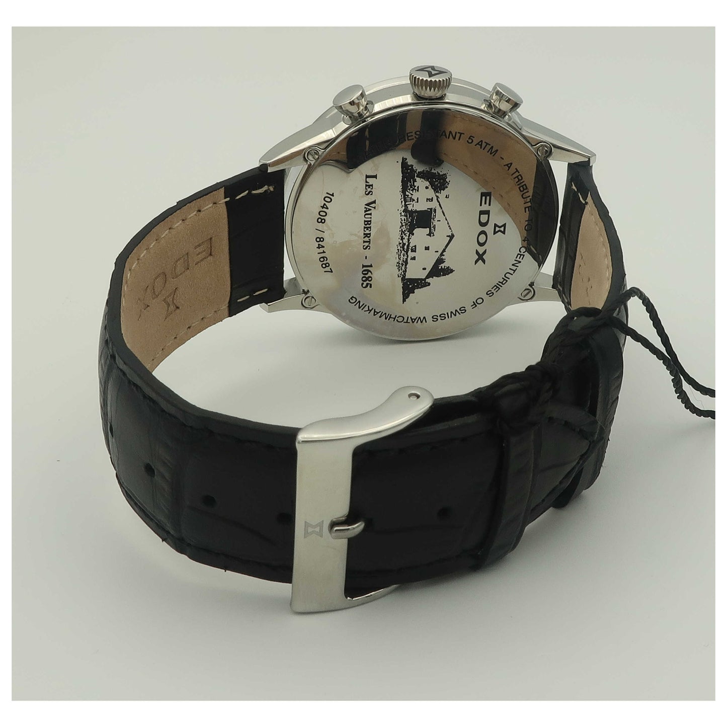 Edox Les Vauberts Men's Swiss Quartz (Battery-Powered) Watch 10408-3N-NIN-SDV - Image #2
