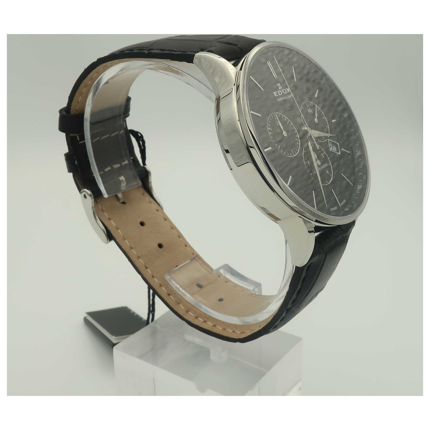 Edox Les Vauberts Men's Swiss Quartz (Battery-Powered) Watch 10408-3N-NIN-SDV - Image #3