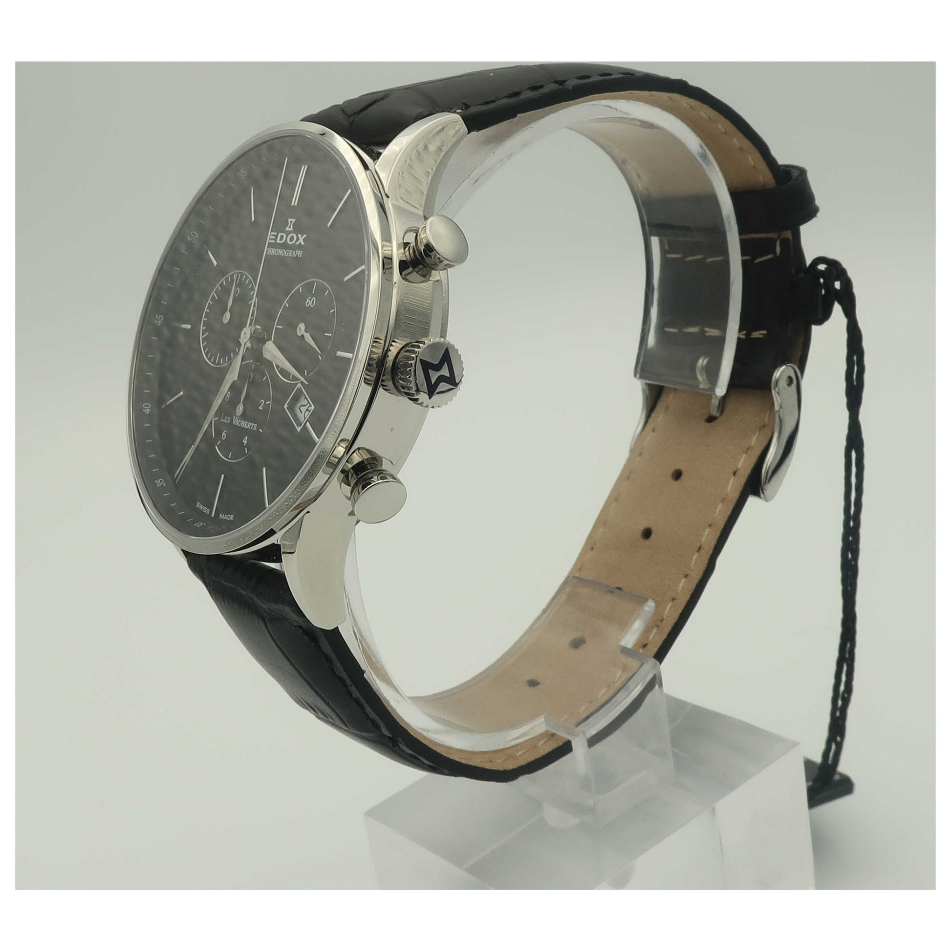 Edox Les Vauberts Men's Swiss Quartz (Battery-Powered) Watch 10408-3N-NIN-SDV - Image #4