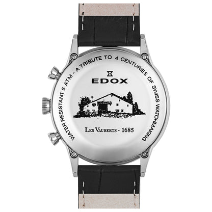 Edox Les Vauberts Men's Swiss Quartz (Battery-Powered) Watch 10408-3N-NIN - Image #2