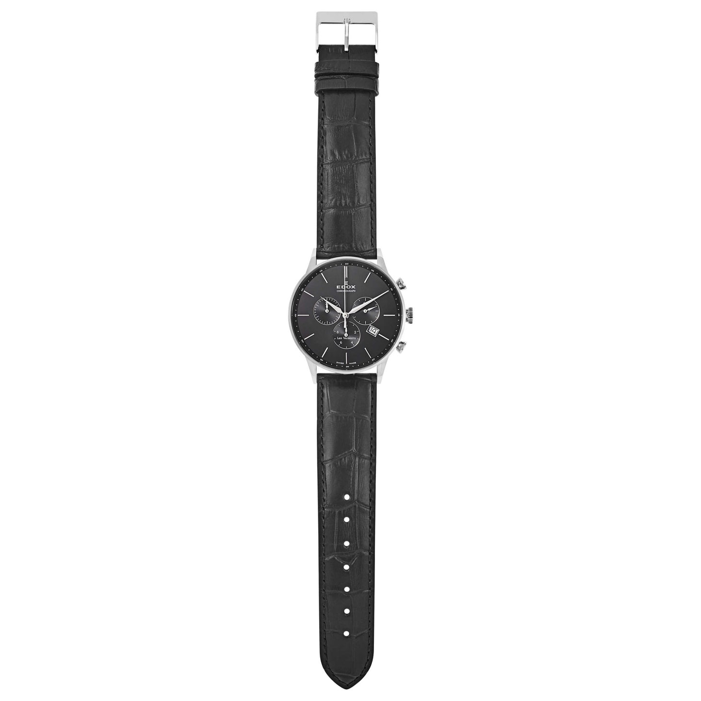 Edox Les Vauberts Men's Swiss Quartz (Battery-Powered) Watch 10408-3N-NIN - Image #8