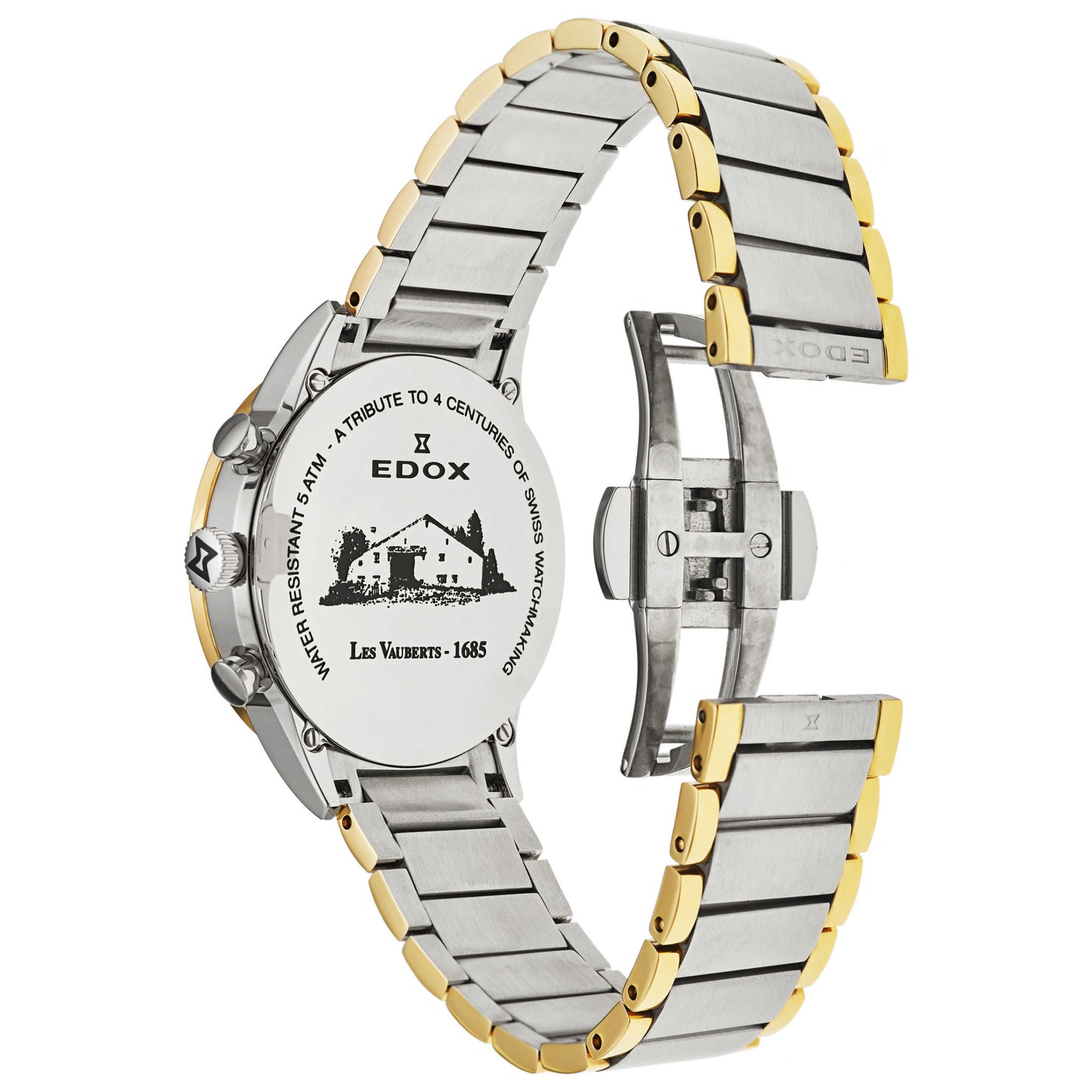 Edox Les Vauberts Men's Swiss Quartz (Battery-Powered) Watch 10409-357JA-ABD - Image #7