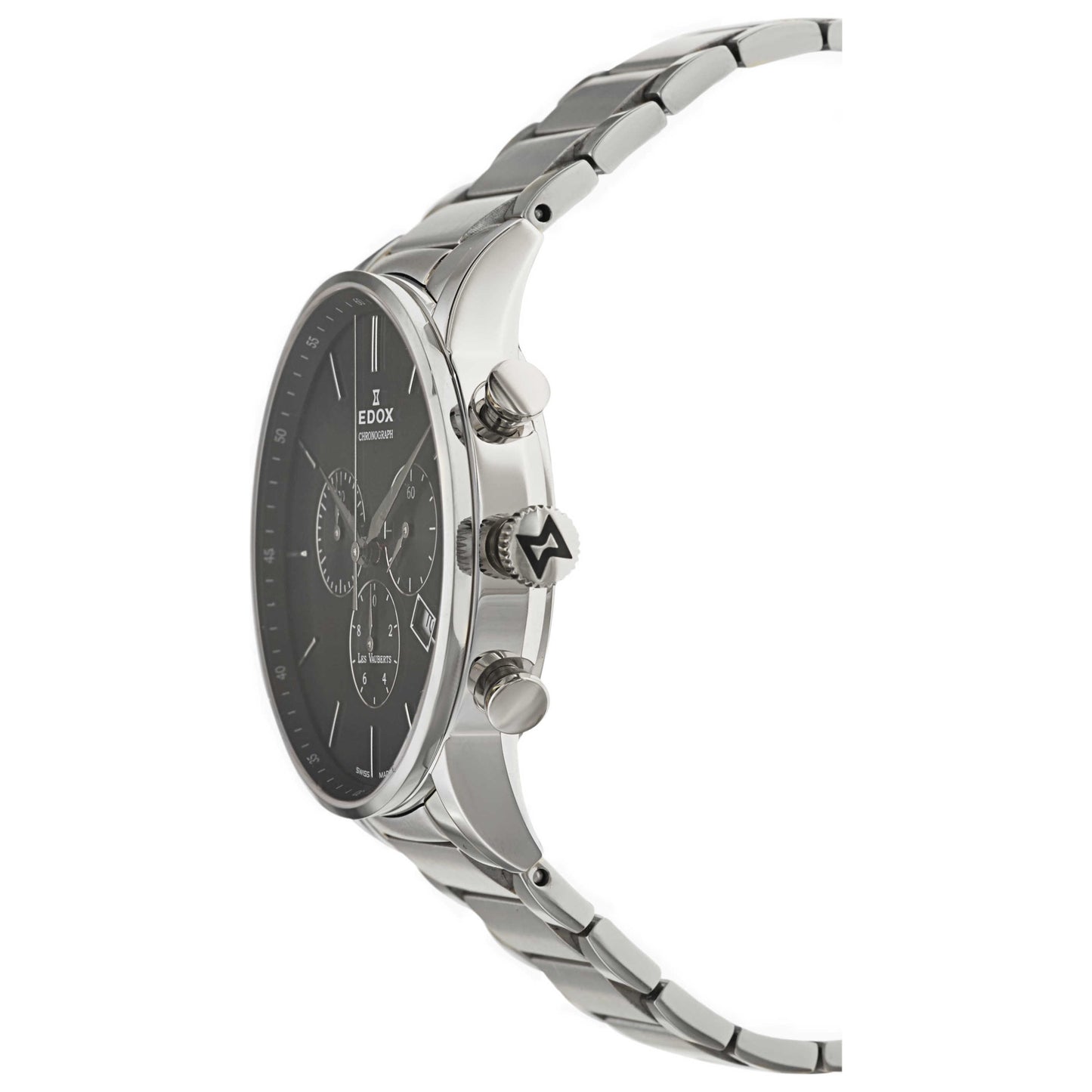 Edox Les Vauberts Men's Swiss Quartz (Battery-Powered) Watch 10409-3N-NIN - Image #4