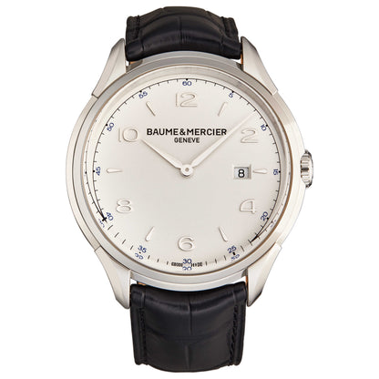 Front view of Baume and Mercier Clifton Men's Quartz Watch 10419
