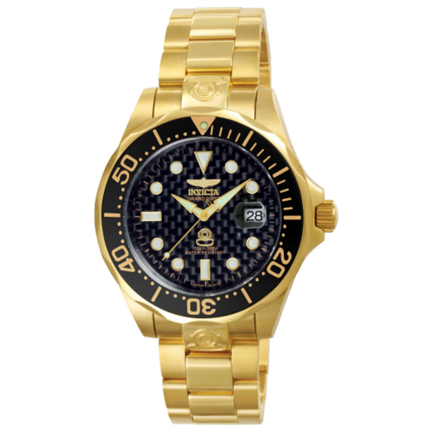 Front view of Invicta Pro Diver Men's Automatic Watch 10642