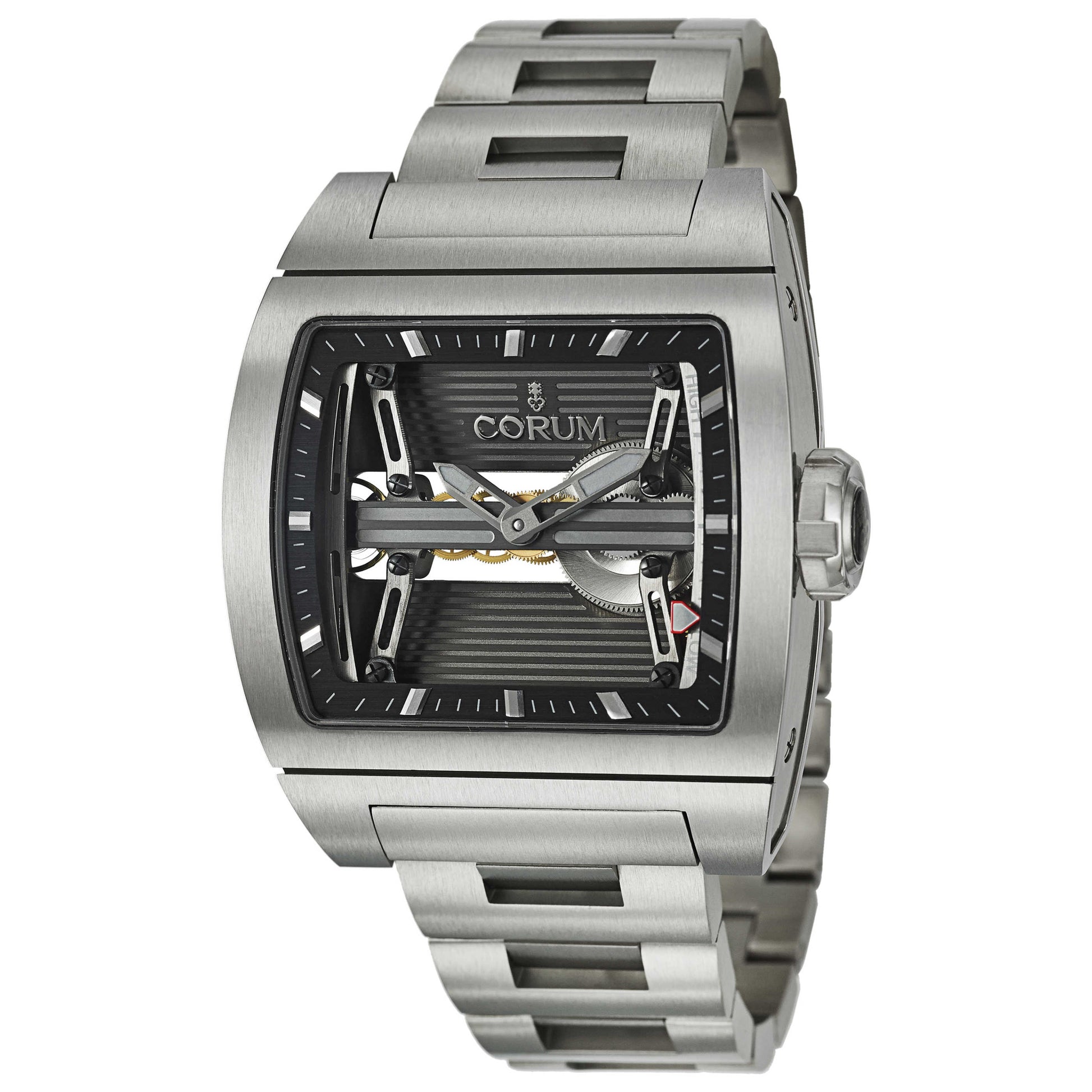 Front view of Corum Ti-Bridge Men's Manual-Wind Watch 107-201-04-V250-0000