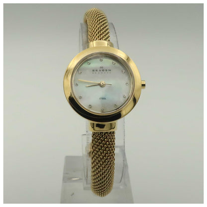 Front view of Skagen Mesh Women's Quartz Watch 107SGCG-PO