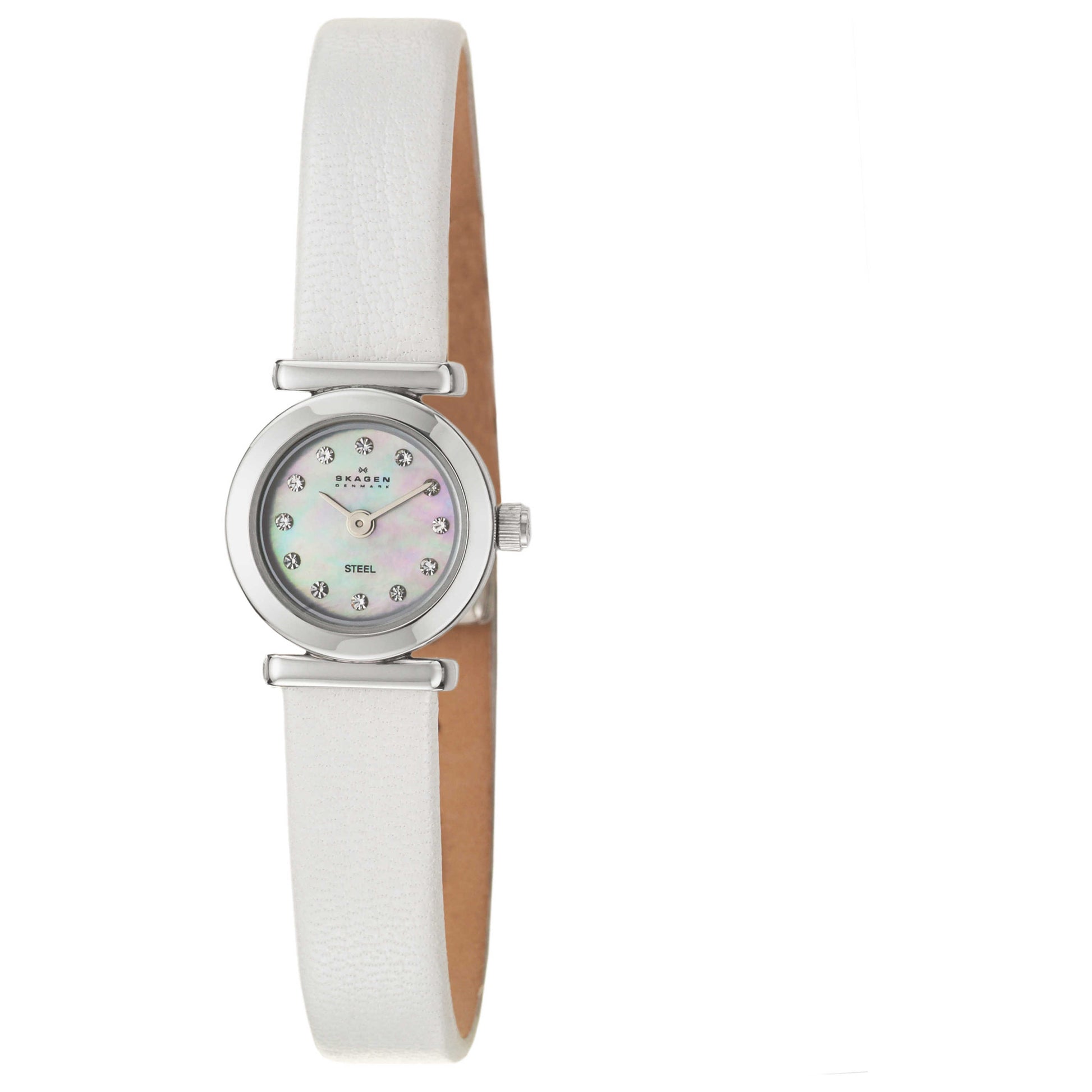 Front view of Skagen Glitz Women's Quartz Watch 107XSSLW
