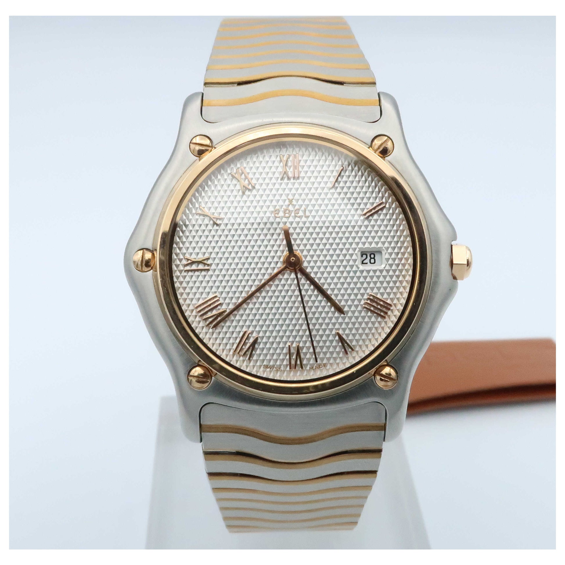 Front view of Ebel Sport Classic Men's Swiss Quartz (Battery-Powered) Watch 1087133-6225-SD