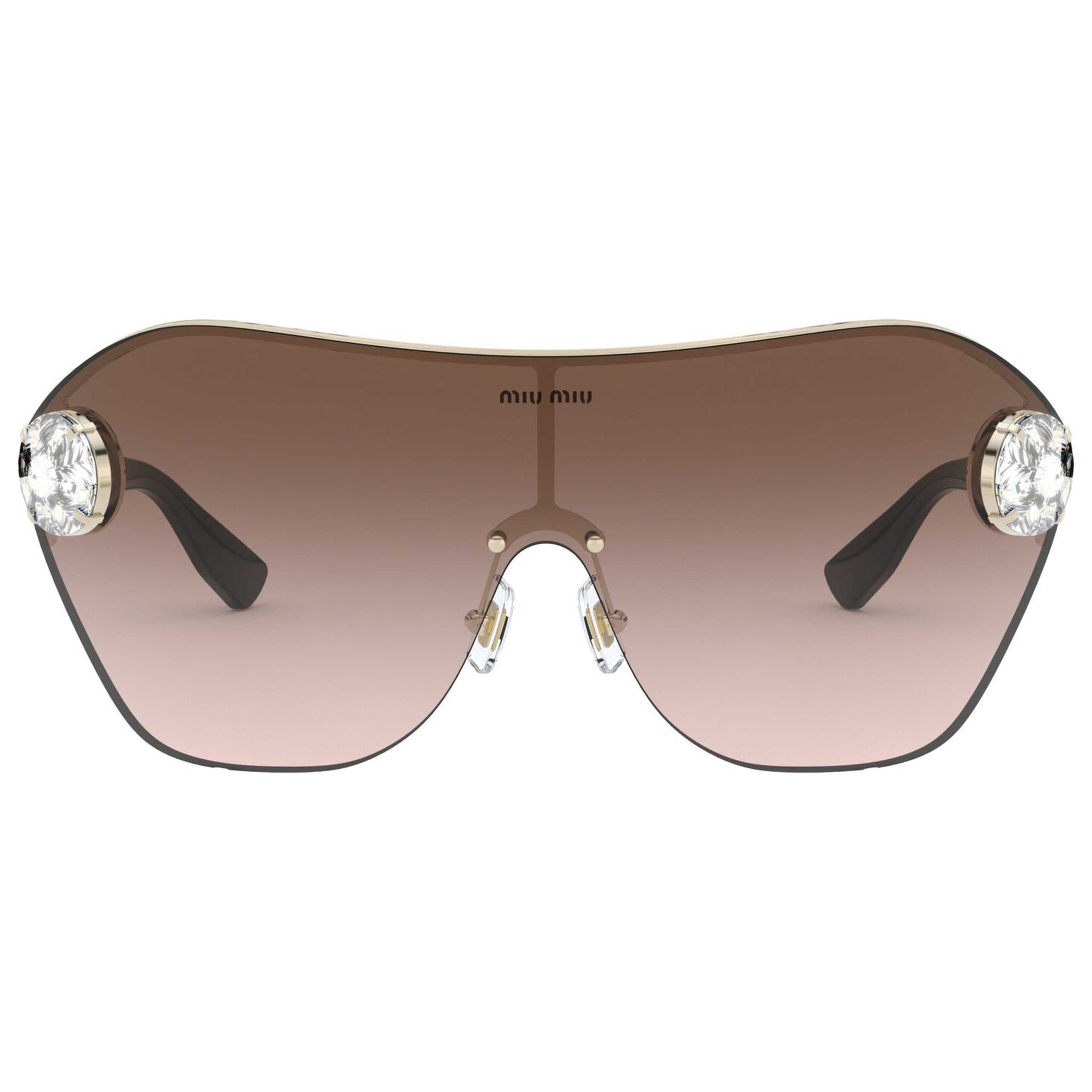 Front view of Miu Miu Fashion Unisex Sunglasses 109506