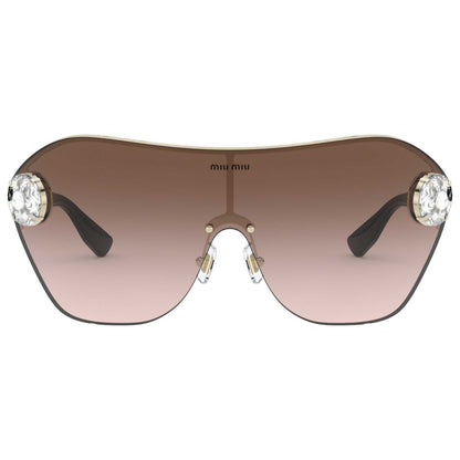 Front view of Miu Miu Fashion Unisex Sunglasses 109506