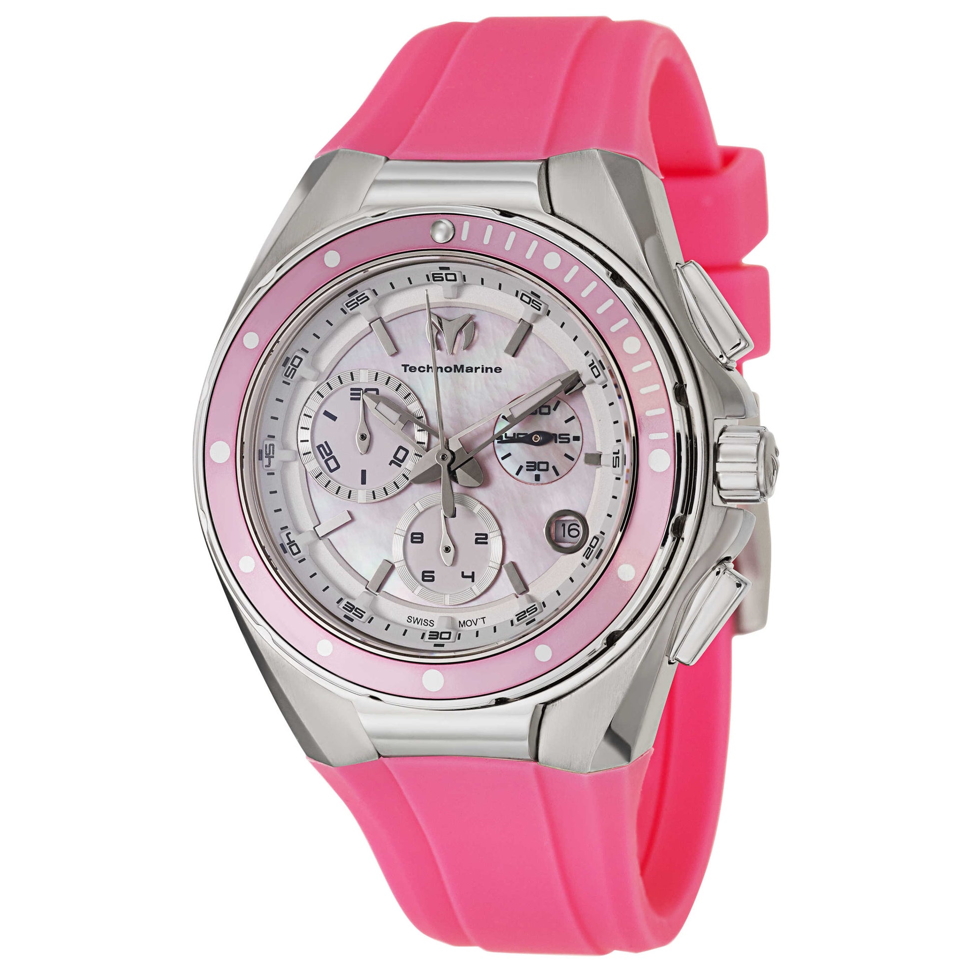 TechnoMarine Cruise Steel Women's Swiss Quartz (Battery-Powered) Watch 110007L - Image #5