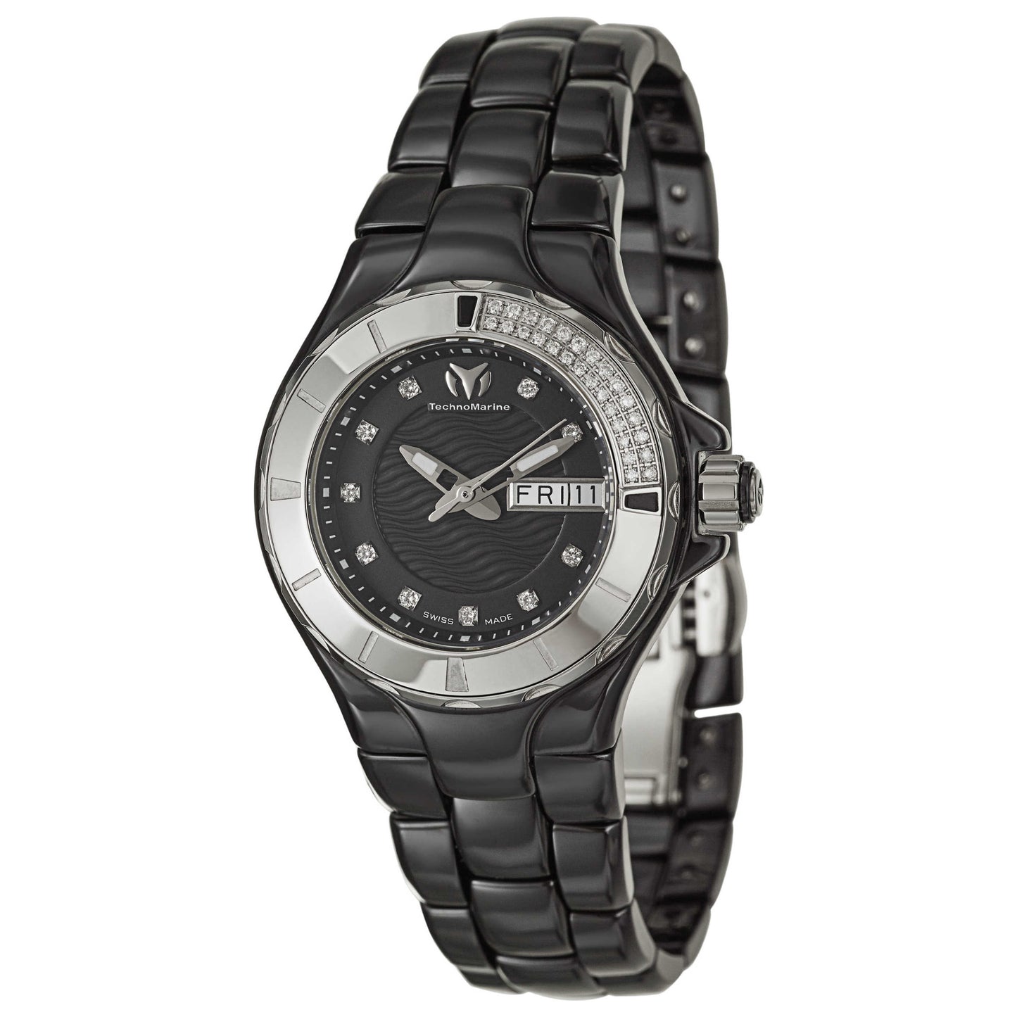 Front view of TechnoMarine Cruise Women's Swiss Quartz (Battery-Powered) Watch 110027C