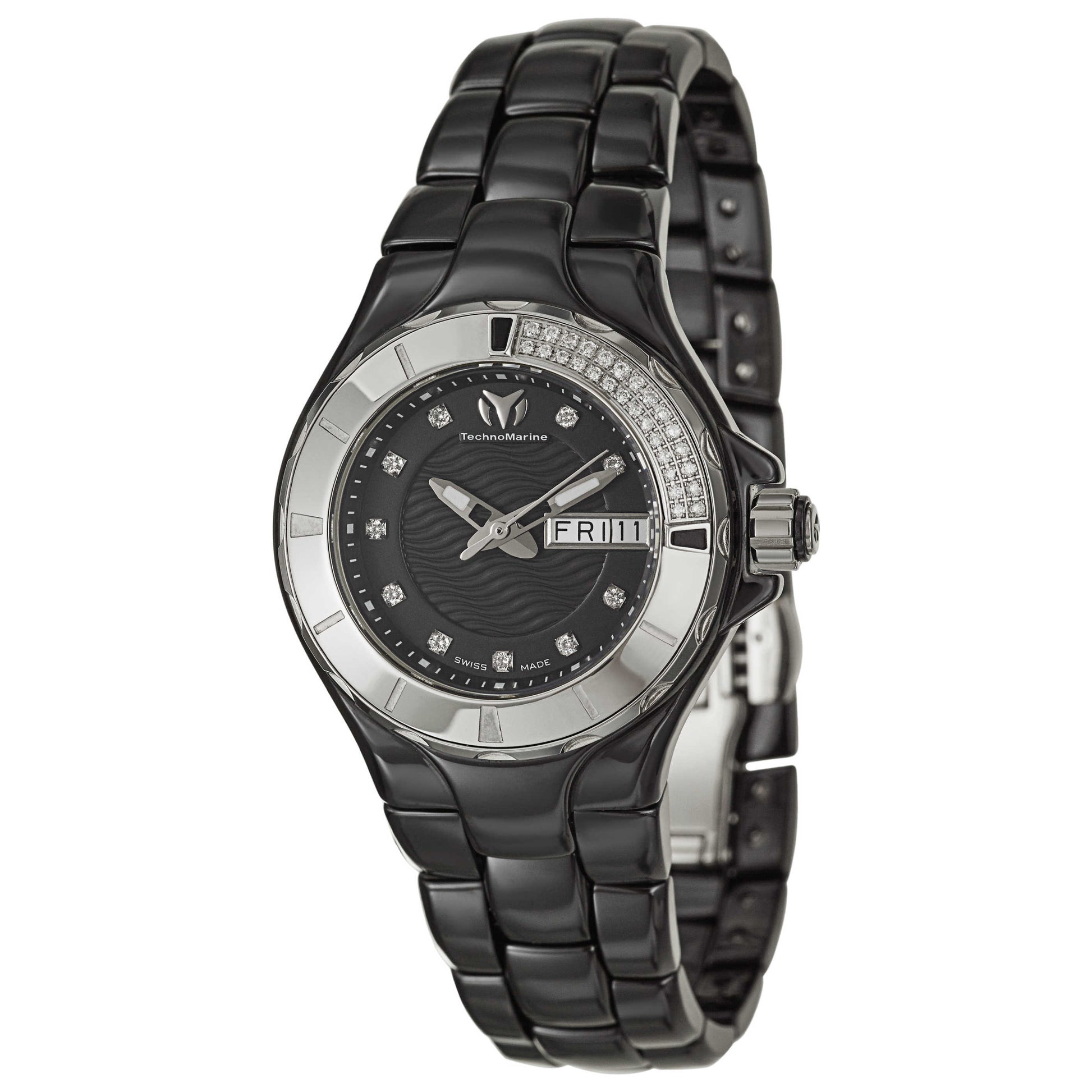 Front view of TechnoMarine Cruise Women's Swiss Quartz (Battery-Powered) Watch 110027C