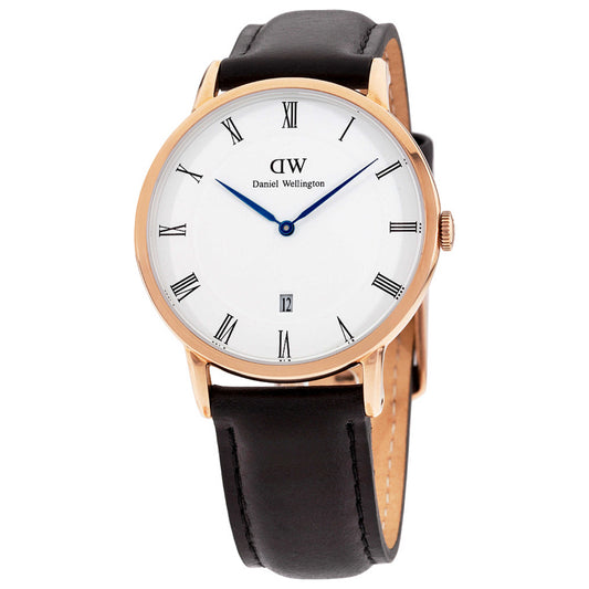 Front view of Daniel Wellington Dapper Sheffield Men's Quartz Watch 1101DW