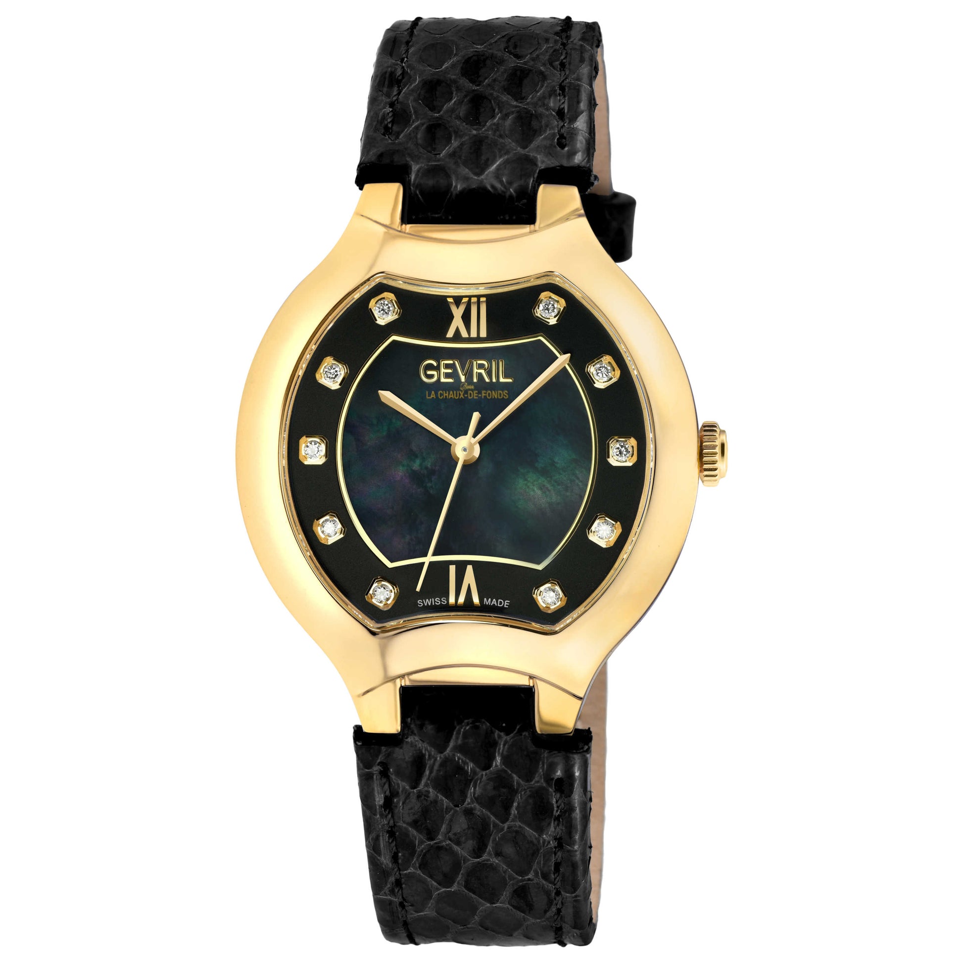 Front view of Gevril Lugano Women's Quartz Watch 11027