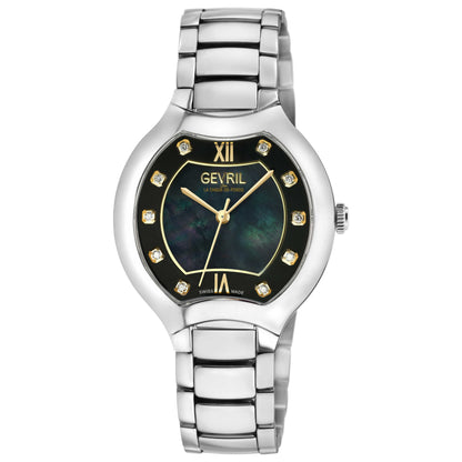 Front view of Gevril Lugano Women's Quartz Watch 11047B