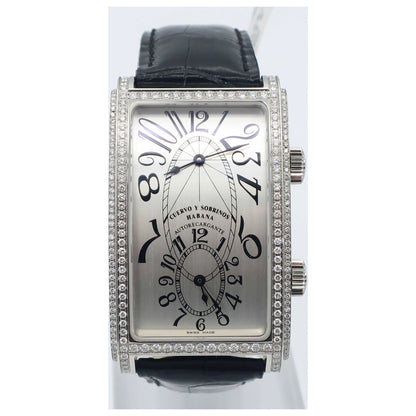 Front view of Cuervo y Sobrinos Prominente Men's Automatic Watch 11121AS3-SD