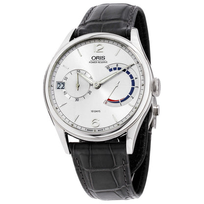 Front view of Oris Artelier Men's Manual-Wind Watch 11177004061LSGRY