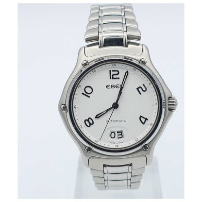 Front view of Ebel Classic Wave Men's Automatic Watch 1120F41-36225-PO