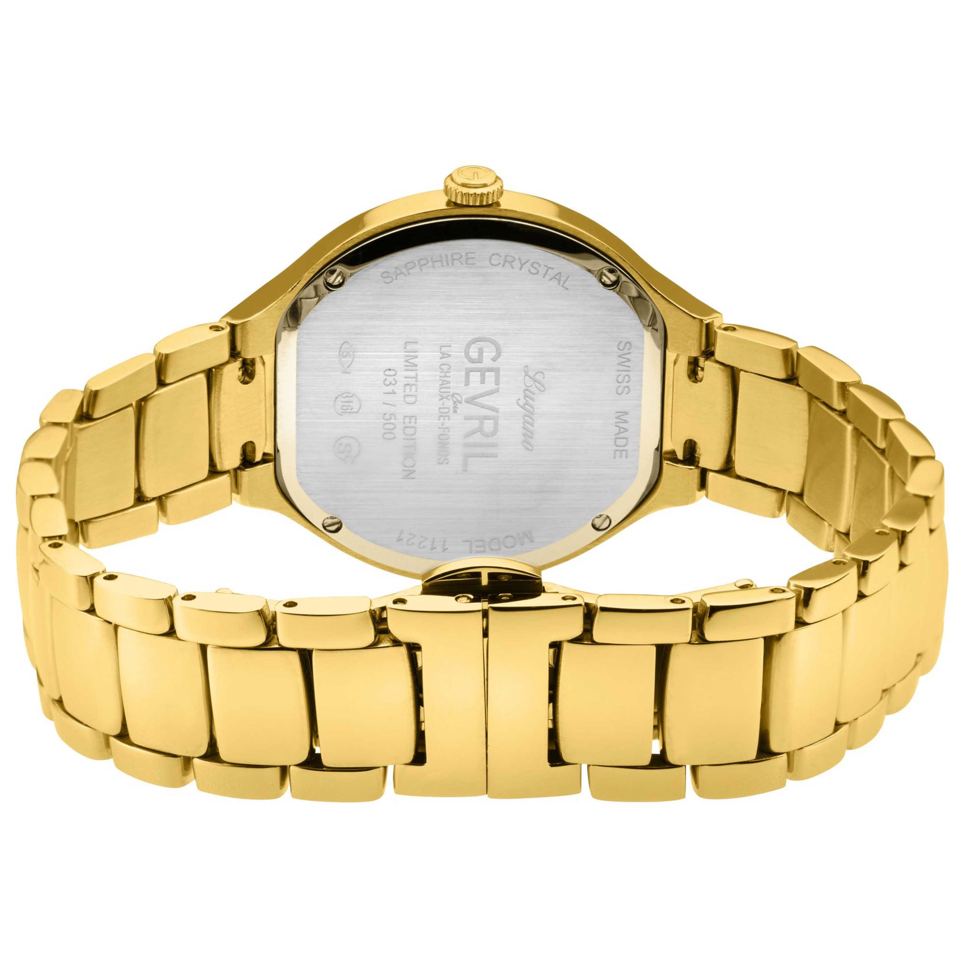 Gevril Lugano Diamond Women's Quartz Watch 11221B - Image #2