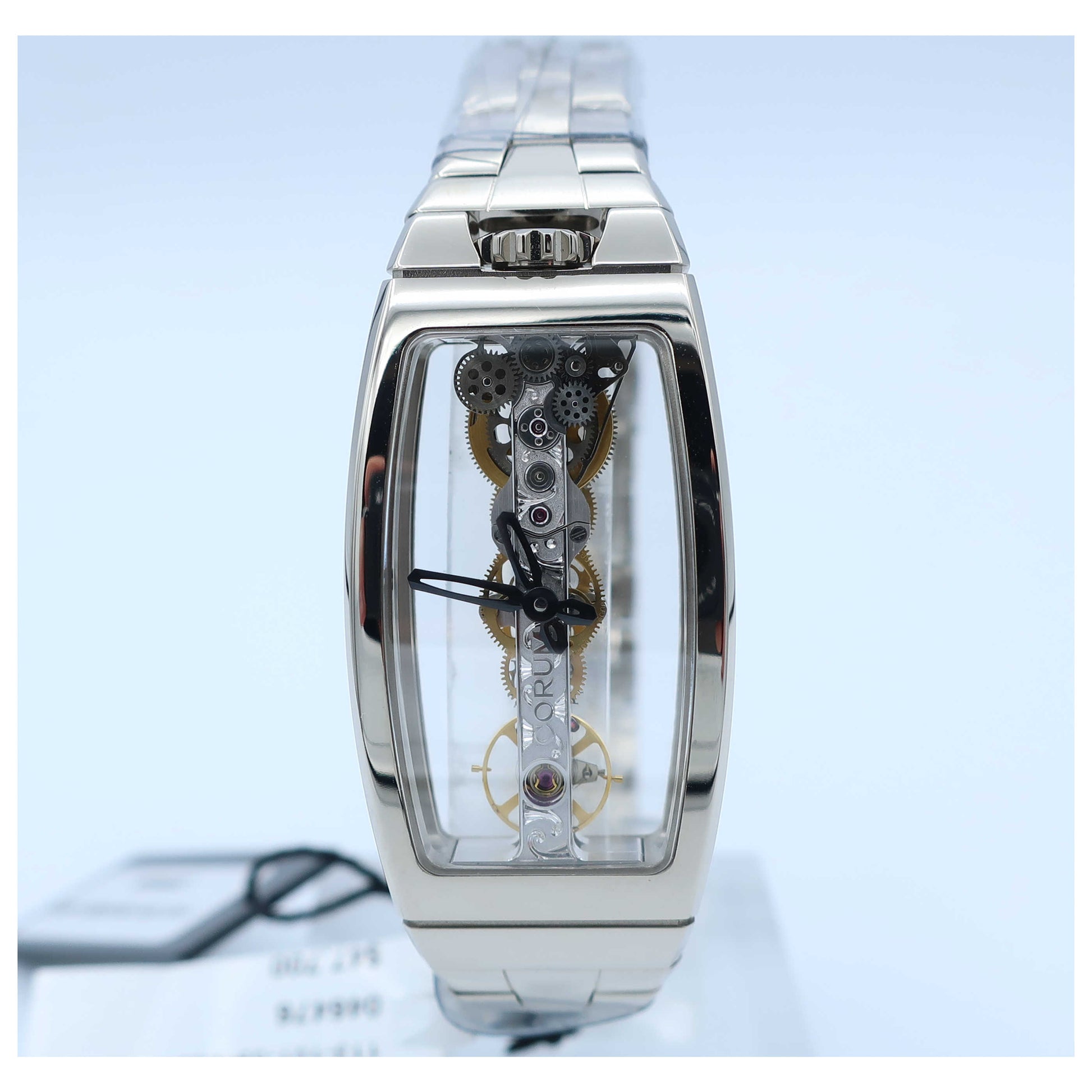 Front view of Corum Golden Bridge Women's Manual-Wind Watch 113-10159V8800000-SD