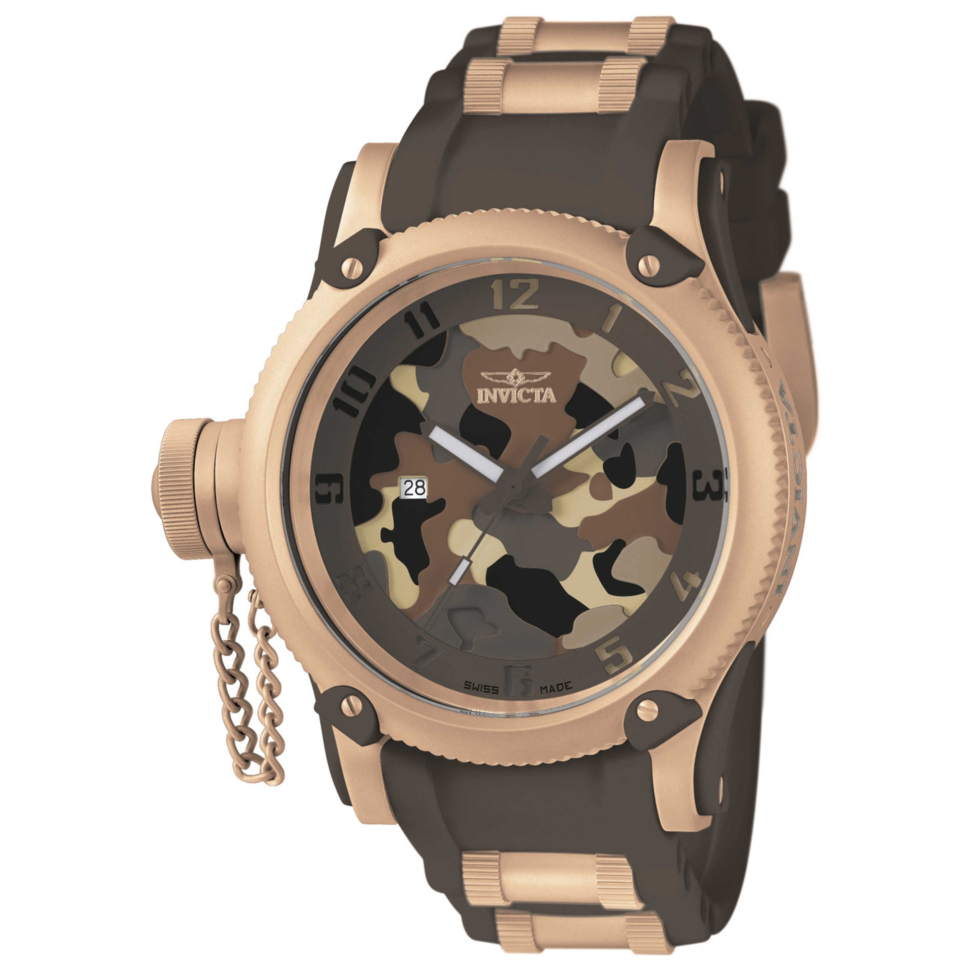 Front view of Invicta Russian Diver Men's Quartz Watch 11342