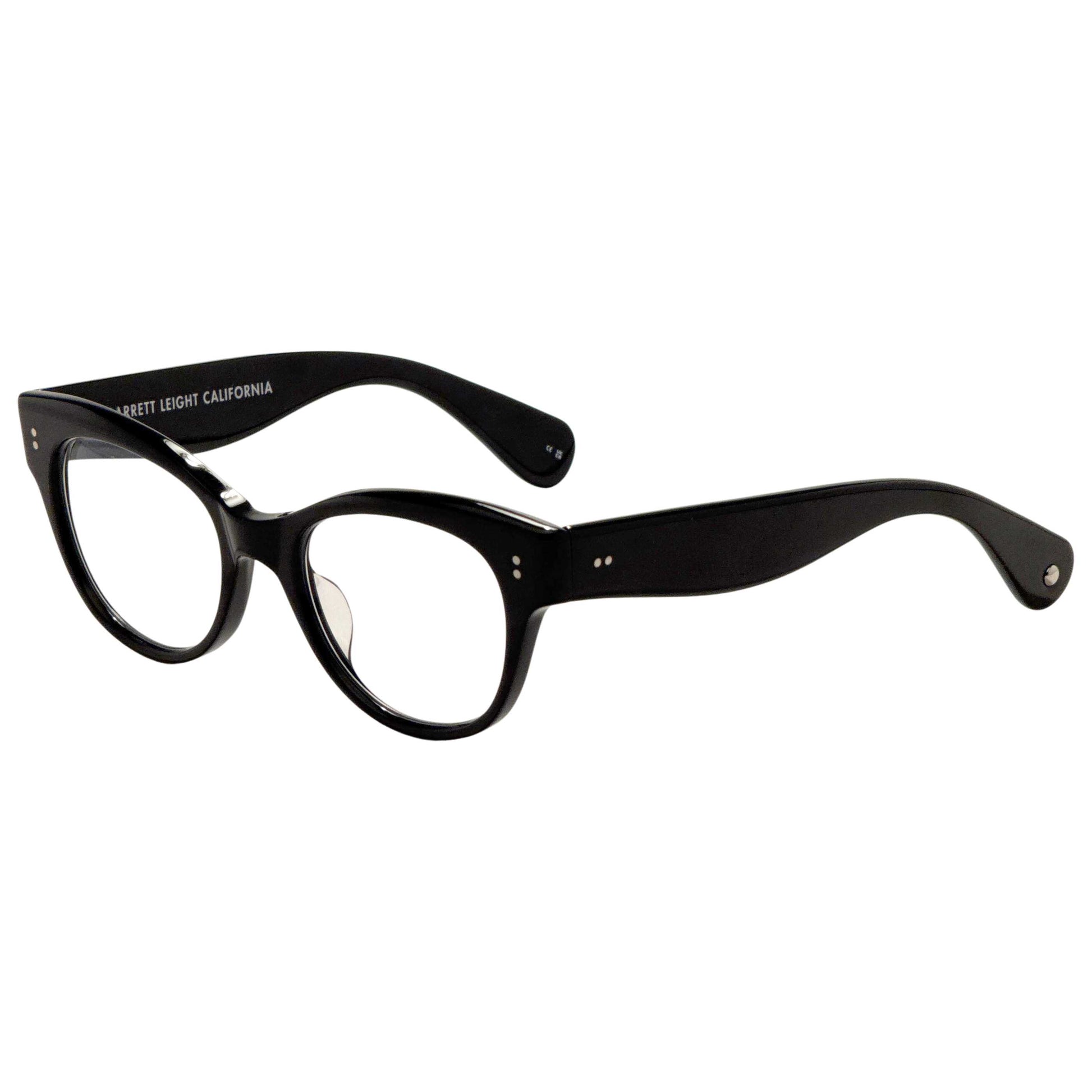Front view of Garrett Leight OCTAVIA Women's Opticals 1135-49-BK