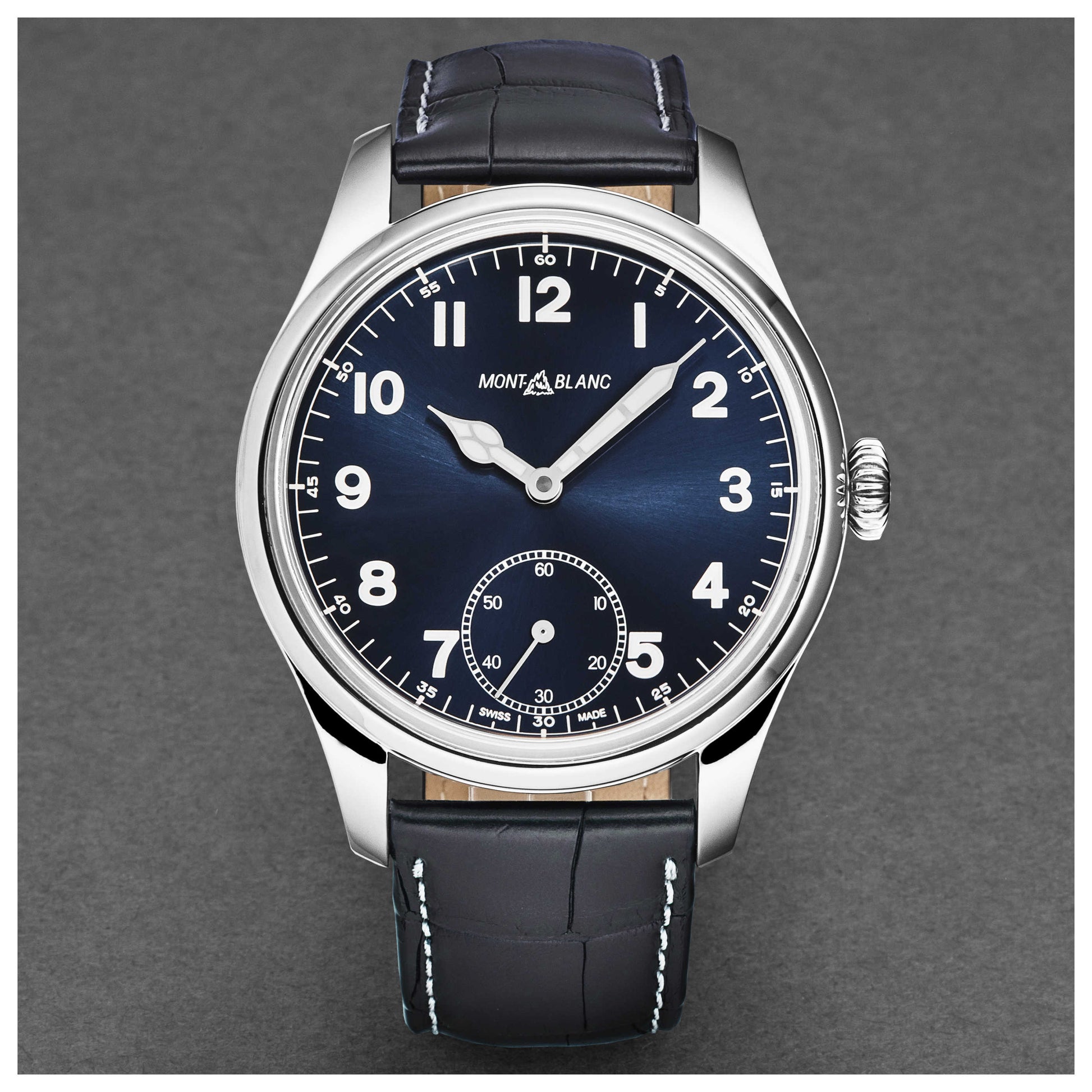Montblanc 1858 Men's Manual-Wind Watch 113702 - Image #2