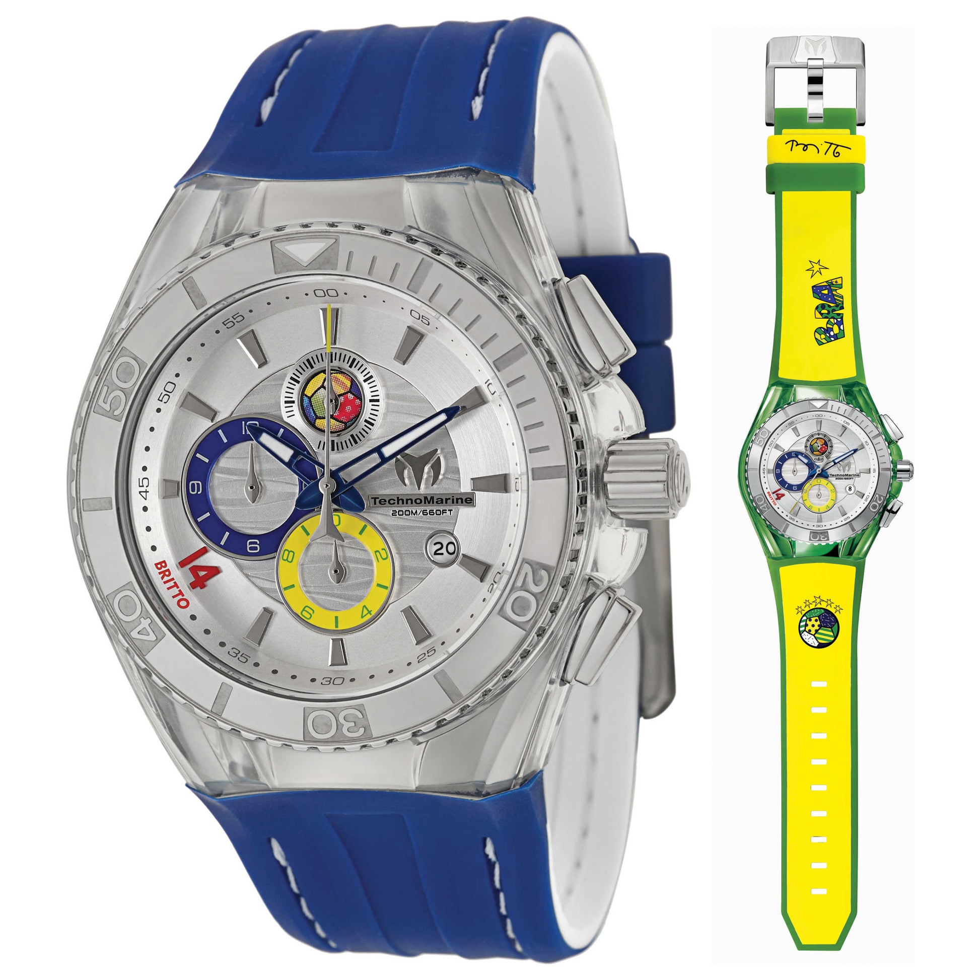 Front view of TechnoMarine Cruise Unisex Japanese Quartz (Battery-Powered) Watch 114023C
