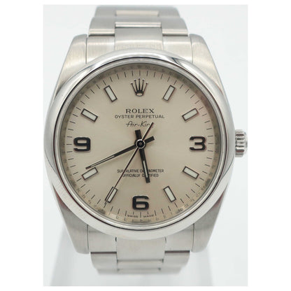 Front view of Rolex Air King Men's Automatic Watch 114200-PO
