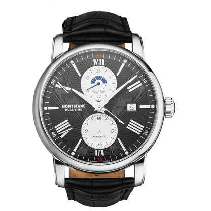Front view of Montblanc 4810 DualTme Men's Automatic Watch 114858