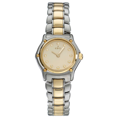 Front view of Ebel Sport Classic Women's Swiss Quartz (Battery-Powered) Watch 1157111-11960C